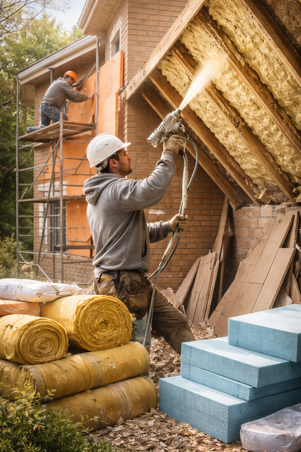 Утепление домов в Фурманове под ключ от 4279 руб/м2 | Профессионально — ТепломастерФрв