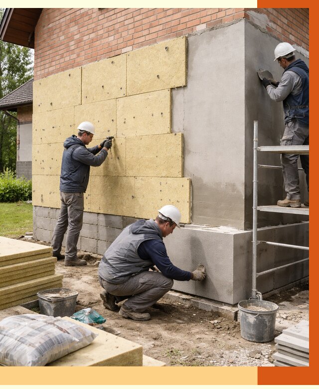 Утепление частного дома в Фурманове под ключ от 7641 руб/м2 — недорого | ТепломастерФрв