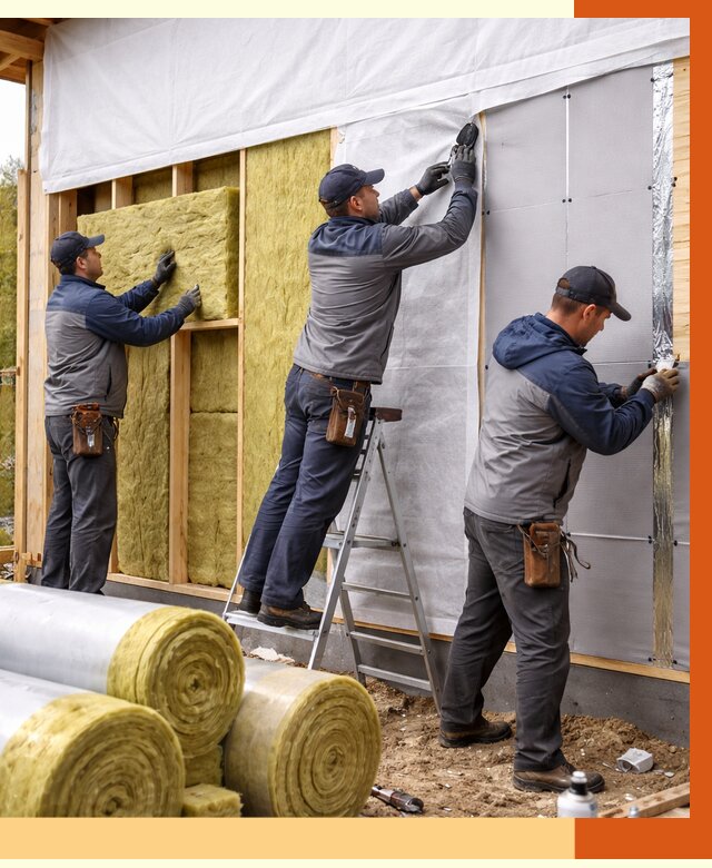 Утепление каркасного дома в Фурманове от 4279 руб./м2 — профессионально | ТепломастерФрв