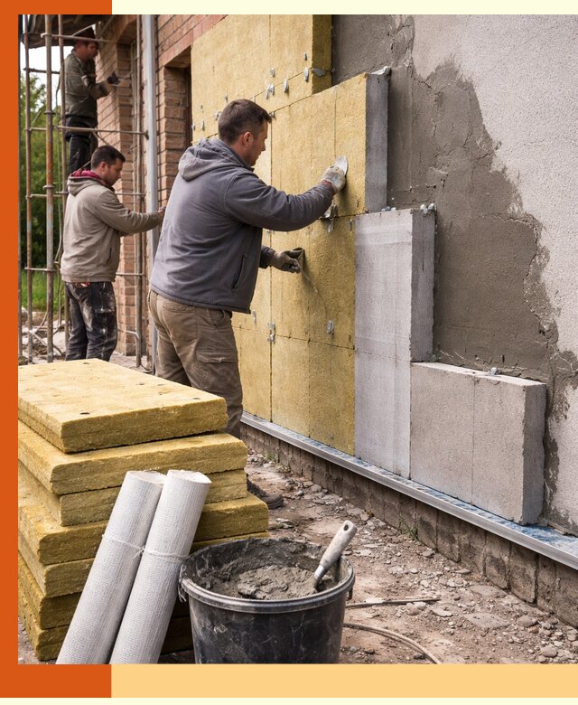 Утепление кирпичного дома под ключ в Фурманове