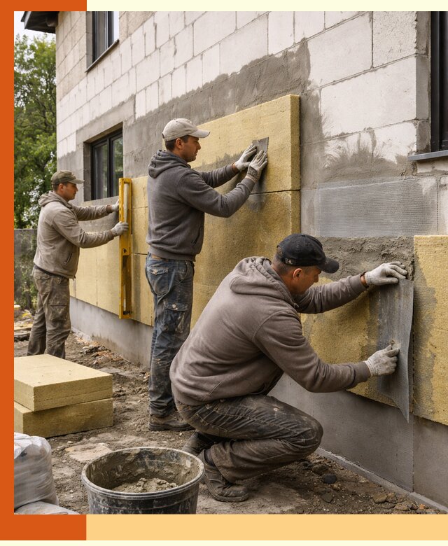 Утепление дома из газобетона в Фурманове качественно и долговечно