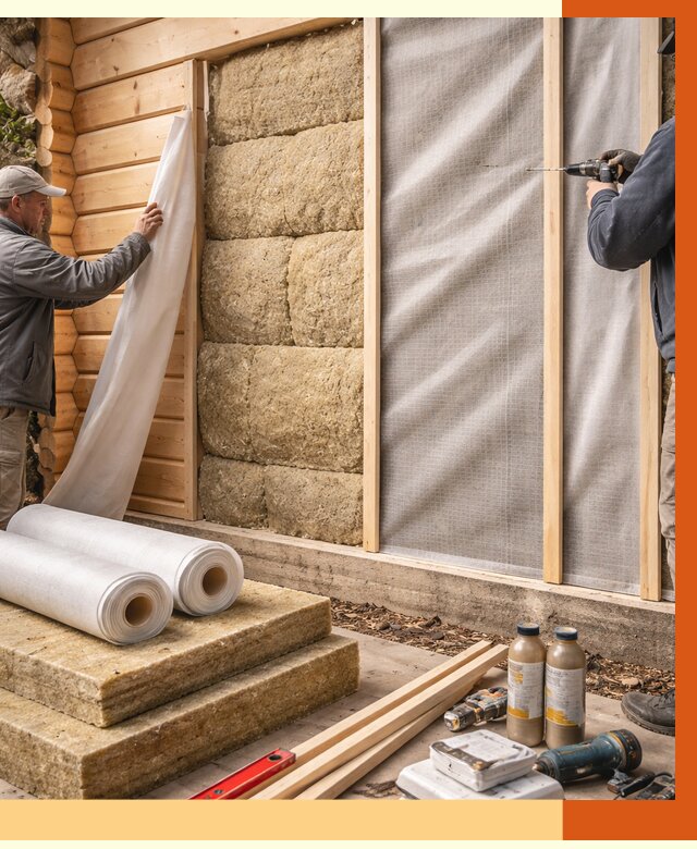 Утепление дома из минибруса в Фурманове от 4585 руб/м2 — заказать профессионально | ТепломастерФрв