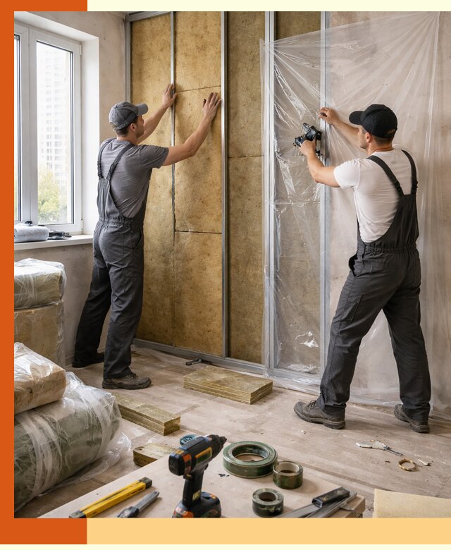 Утепление квартиры изнутри профессионально в Фурманове