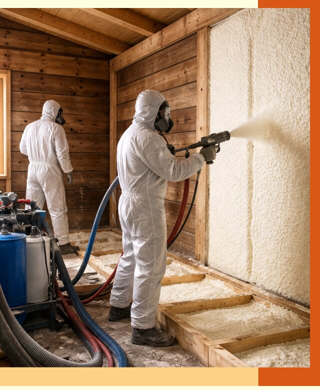 Утепление бани ппу в Фурманове под ключ от 4279 руб./м2 | ТепломастерФрв - напыление и монтаж ппу