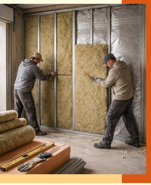 Утепление гаража изнутри в Фурманове от 7641 руб/м2 — работы и цена | ТепломастерФрв