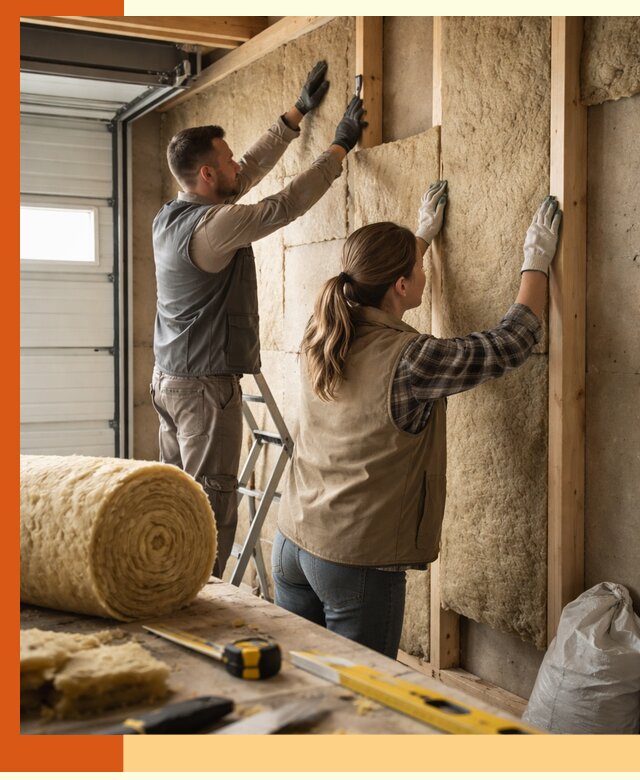 Утепление гаража изнутри в Фурманове: быстро и надежно