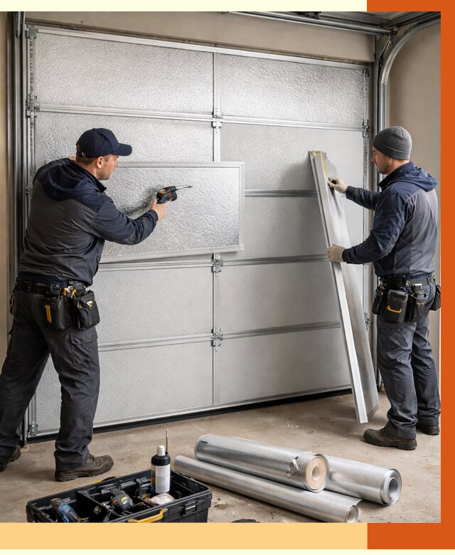 Утепление гаражных ворот в Фурманове от 7998 руб/м2 — надежно и быстро | ТепломастерФрв