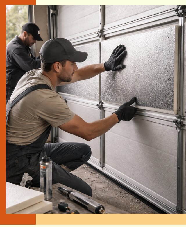 Утепление гаражных ворот в Фурманове качественно и надежно