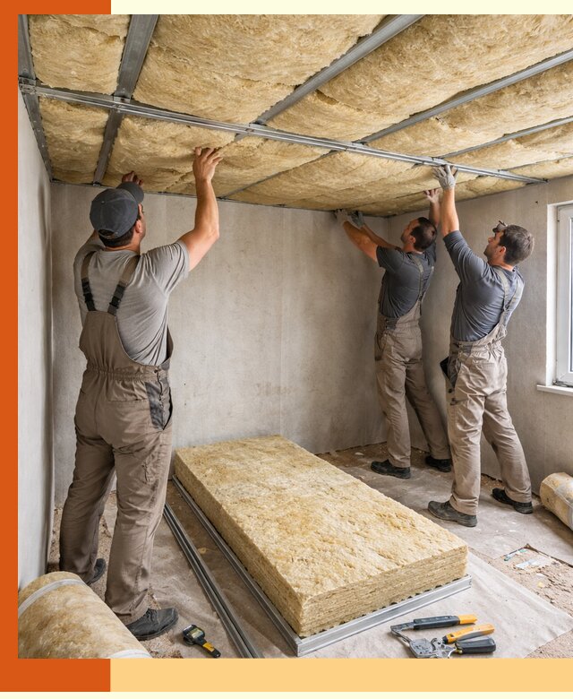 Утепление потолка в Фурманове — тепло и без сквозняков