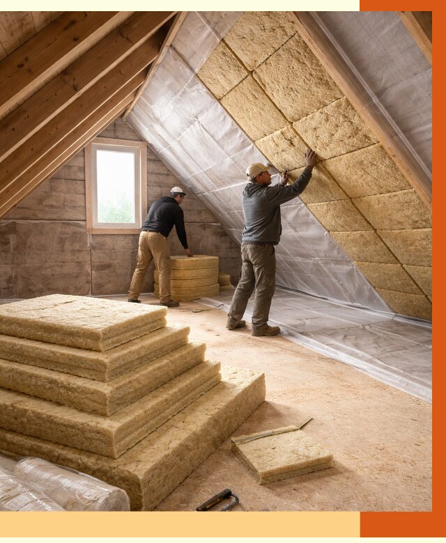 Утепление мансарды в Фурманове от 2547 руб/м2 — комплексно и под ключ | ТепломастерФрв