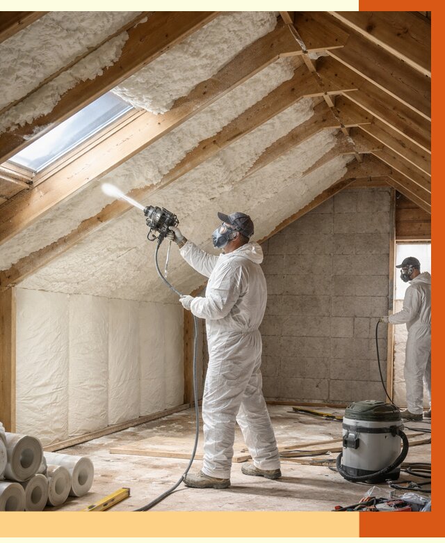 Утепление мансарды ППУ в Фурманове от 2802 руб./м² — заказать под ключ | ТепломастерФрв