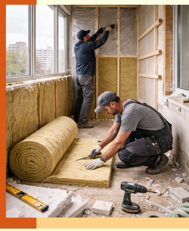 Утепление балкона под ключ в Фурманове качественно и быстро