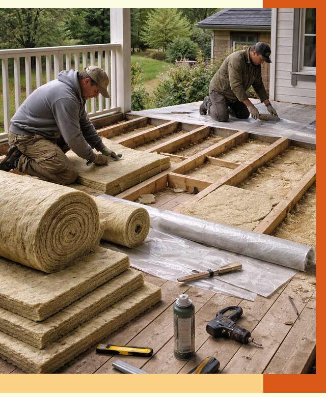 Утепление террасы в Фурманове от 4279 руб./м2 — утеплить террасу под ключ | ТепломастерФрв