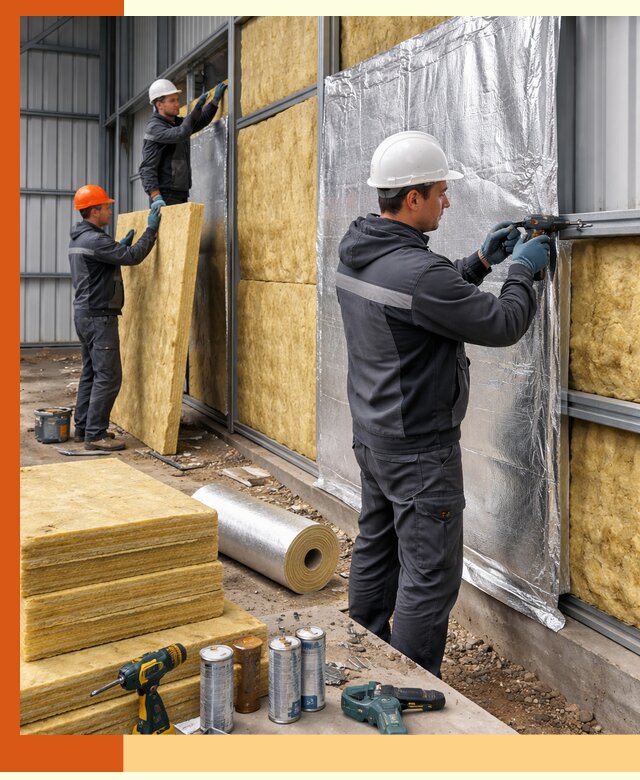 Утепление металлического ангара профессионально в Фурманове