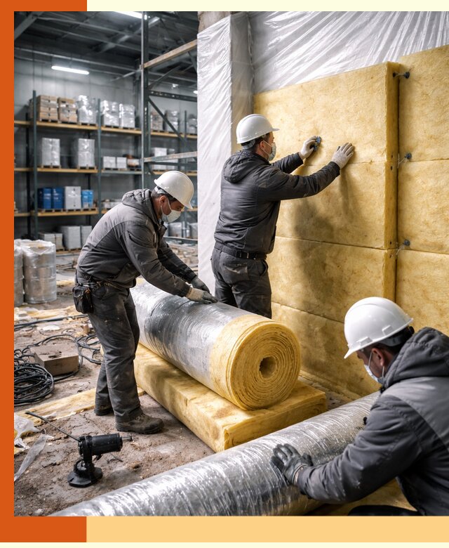 Утепление склада химсырья в Фурманове: безопасная и эффективная изоляция