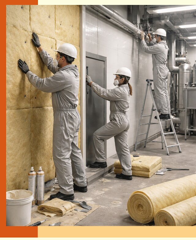 Утепление пищевого цеха под ключ в Фурманове