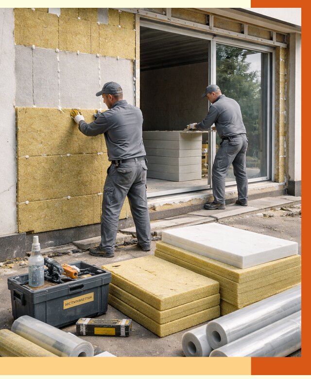 Утепление торгового павильона в Фурманове от 14773 руб./м² под ключ | ТепломастерФрв