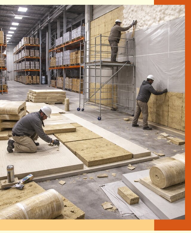 Утепление складского терминала в Фурманове от 7641 руб./м² под ключ | ТепломастерФрв