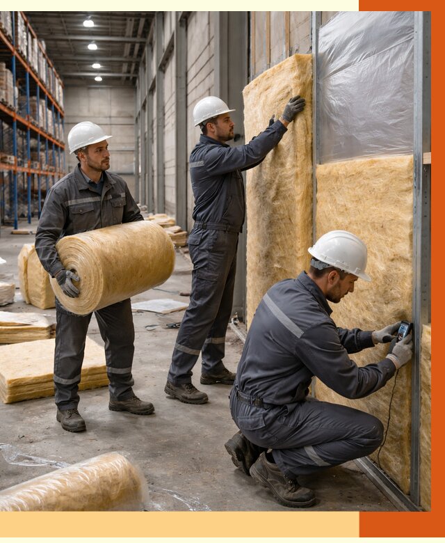 Утепление логистического центра в Фурманове от 4585 руб/м² под ключ | ТепломастерФрв