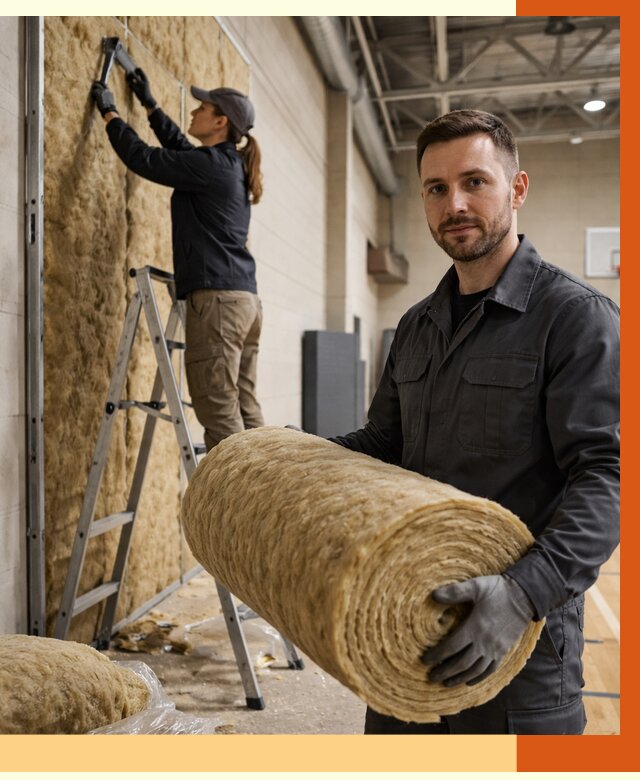 Утепление спортзала в Фурманове от 7641 руб/м2 — комплексное утепление под ключ | ТепломастерФрв