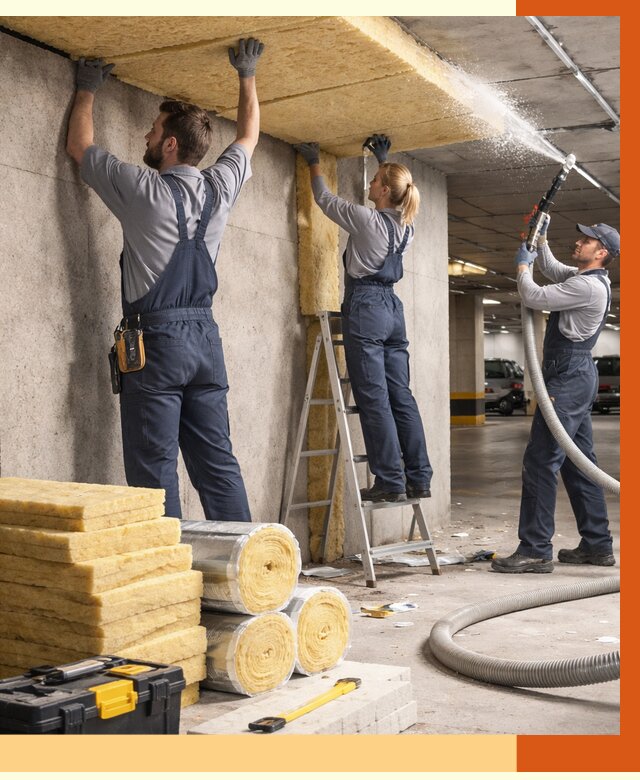 Утепление паркинга в Фурманове от 6928 руб./м2 — работы под ключ | ТепломастерФрв