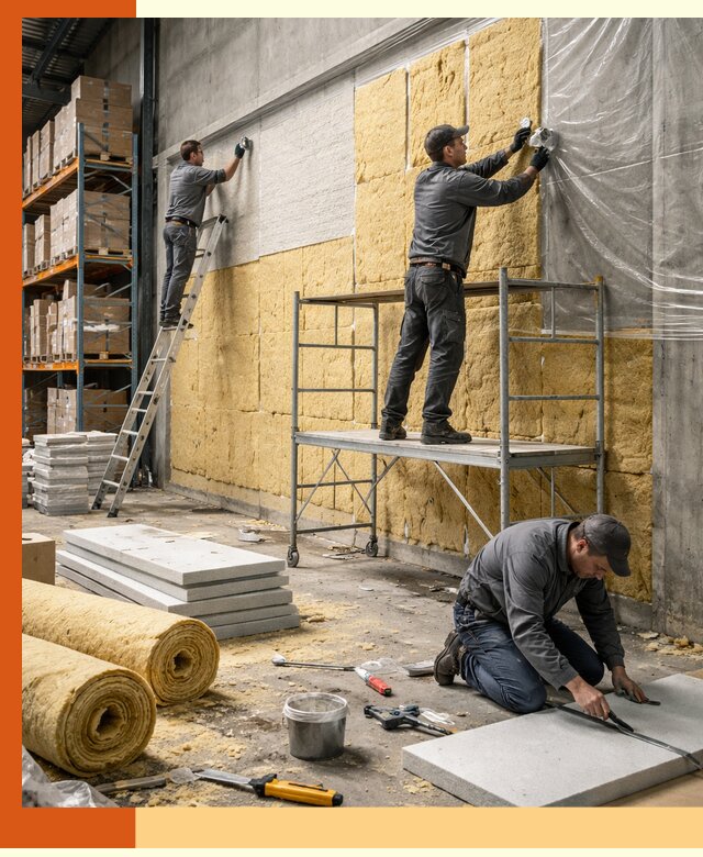 Утепление холодного склада под ключ в Фурманове