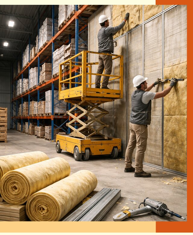 Утепление торгового склада в Фурманове от 3260 руб/м2 — комплексно и под ключ | ТепломастерФрв