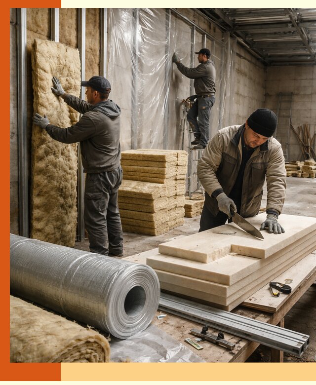 Утепление торгового склада в Фурманове с энергоэффективными решениями