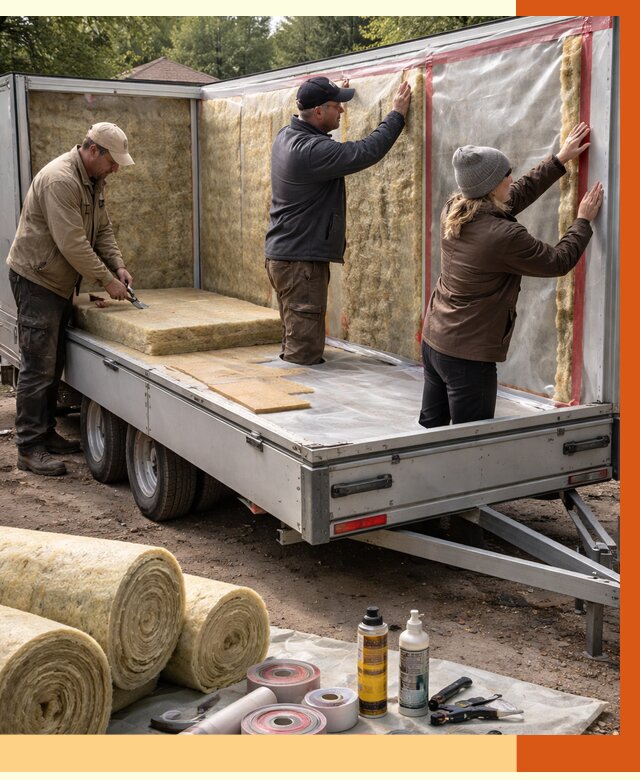 Утепление прицепа в Фурманове под ключ от 12735 руб. — комплекс от ТепломастерФрв