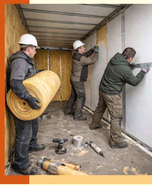 Утепление рефрижераторного контейнера в Фурманове профессионально и надежно