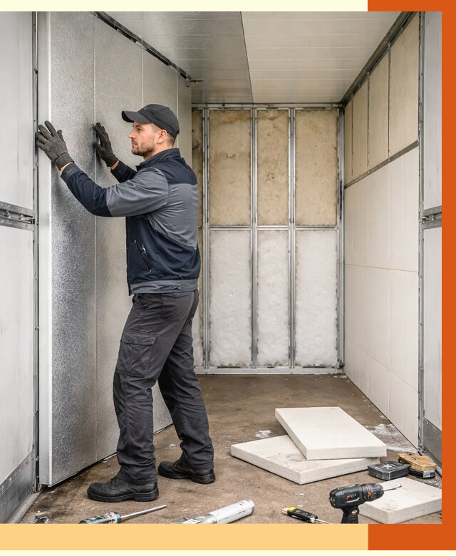 Утепление холодильного кузова в Фурманове от 13754 руб. под ключ | ТепломастерФрв