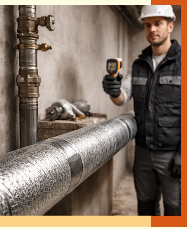 Утепление труб водоснабжения в Фурманове от 8660 руб. за м² — услуги ТепломастерФрв