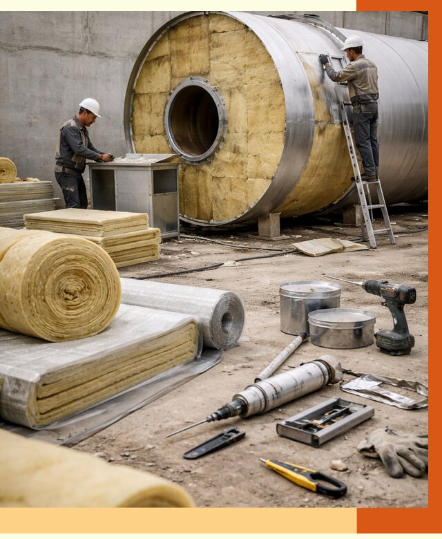 Утепление резервуара с топливом в Фурманове от 28017 руб. под ключ | ТепломастерФрв