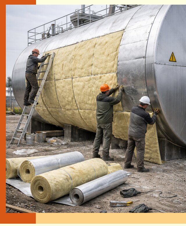 Утепление резервуаров с топливом в Фурманове надежно и экономично