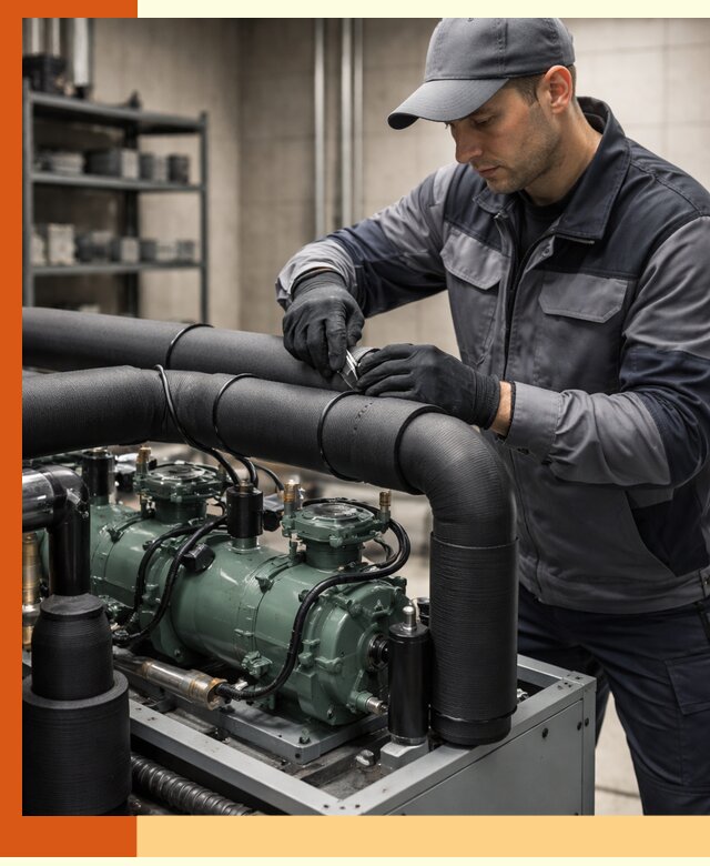 Утепление холодильного агрегата и теплоизоляция в Фурманове