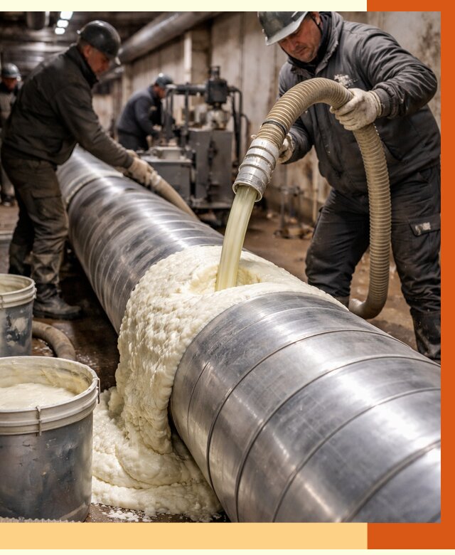 Утепление теплотрассы жидкой теплоизоляцией в Фурманове от 4279 руб. | ТепломастерФрв