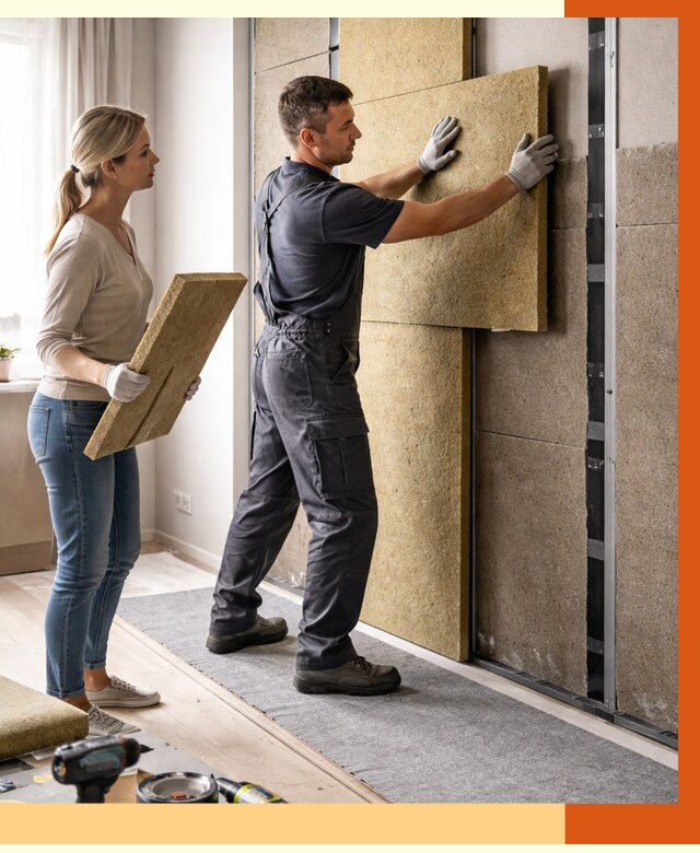 Профессиональная шумоизоляция квартиры в Фурманове от 7641 руб. за м2 | ТепломастерФрв