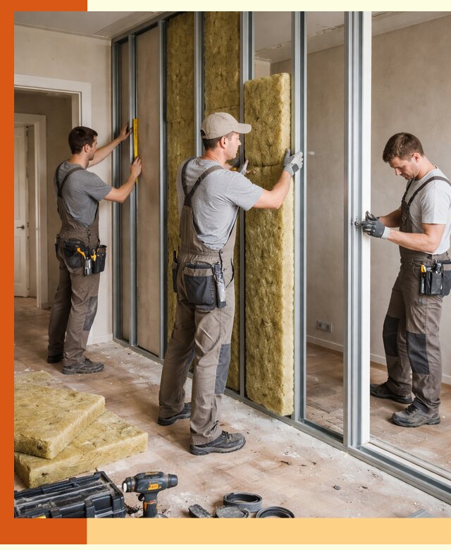 Шумоизоляция межкомнатных перегородок в Фурманове эффективно и надёжно