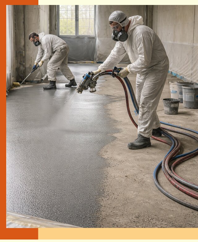 Гидроизоляция полимочевиной полов и конструкций в Фурманове