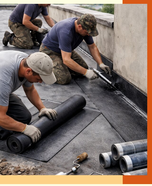 Гидроизоляция кровли в Фурманове от 4585 руб. — профессиональная гидроизоляция крыши | ТепломастерФрв