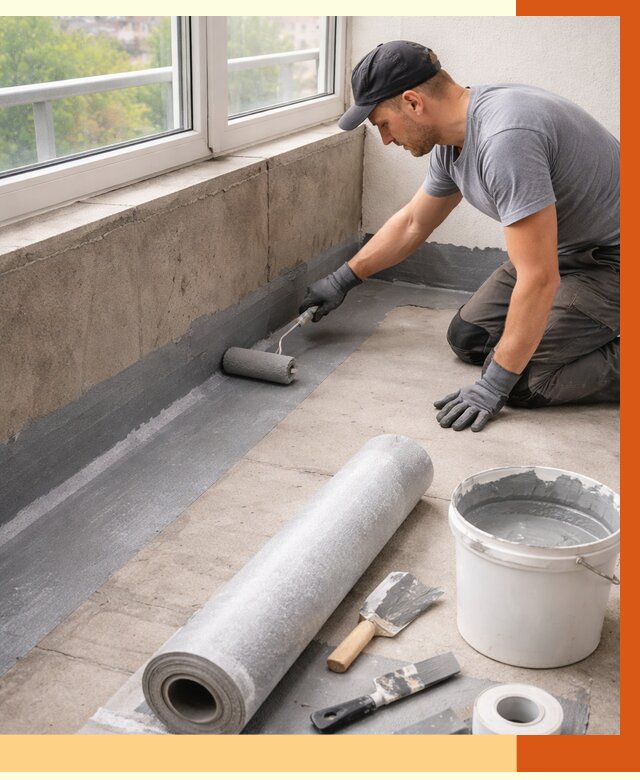 Профессиональная гидроизоляция балкона в Фурманове от 4279 руб. | ТепломастерФрв