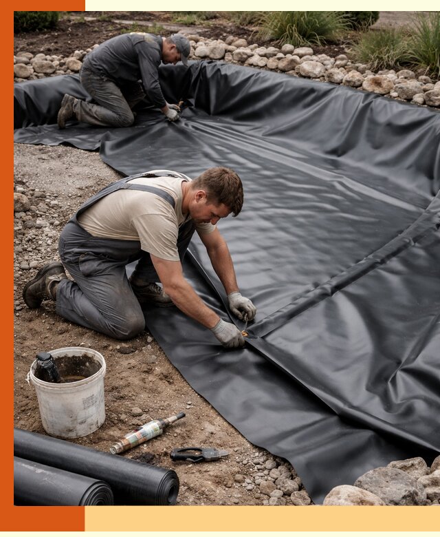 Гидроизоляция пруда в Фурманове: надежная защита и герметизация