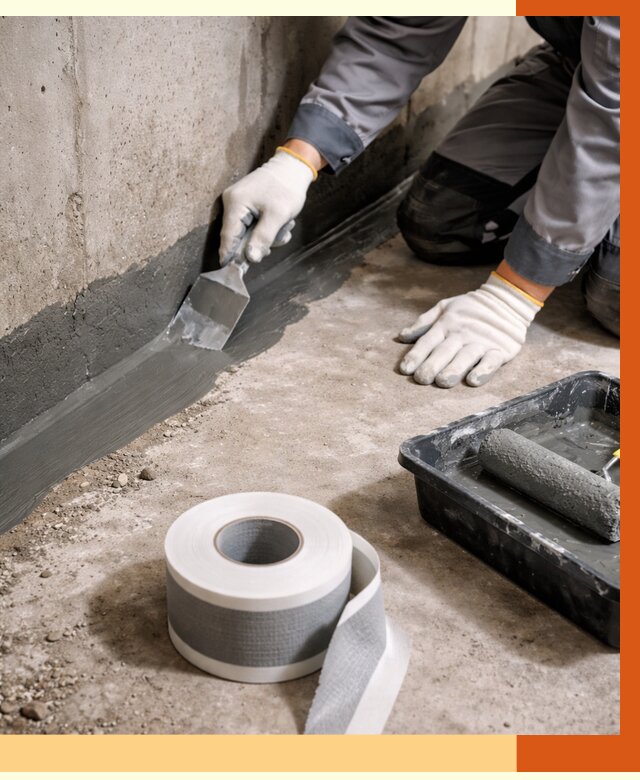 Гидроизоляция швов и герметизация стыков в Фурманове от 1274 руб. | ТепломастерФрв