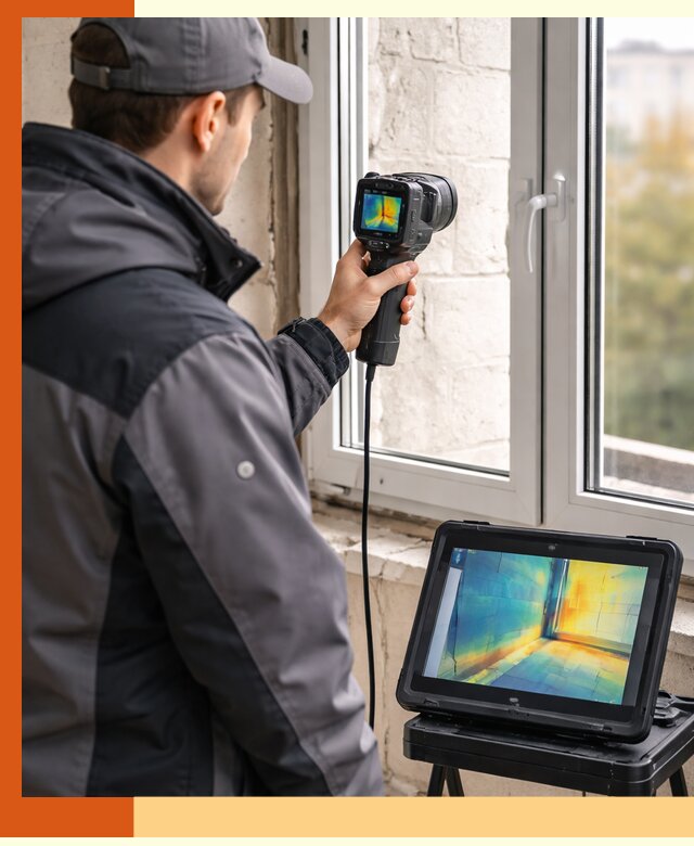 Тепловизионное обследование дома в Фурманове для выявления утечек тепла