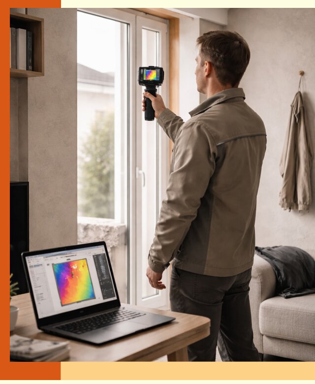 Тепловизионное обследование квартиры в Фурманове для поиска утечек тепла