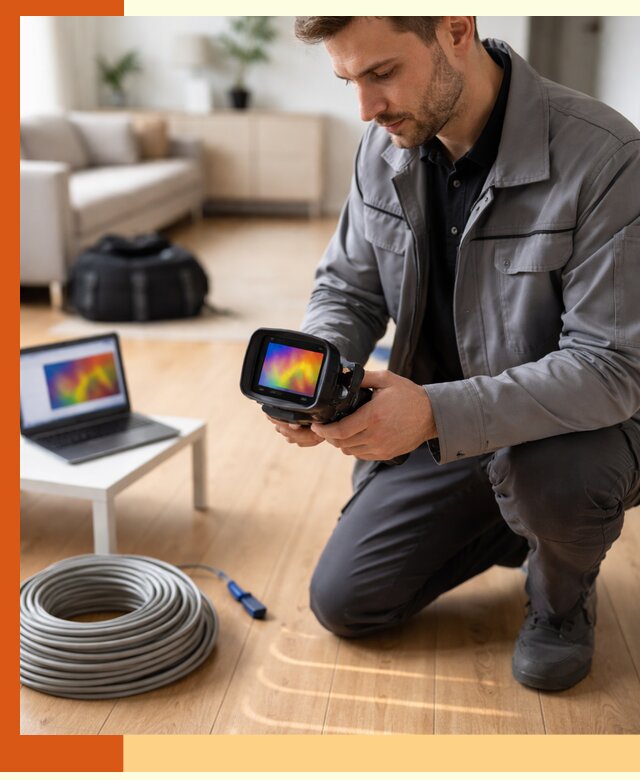 Тепловизионное обследование тёплого пола в Фурманове для точной диагностики