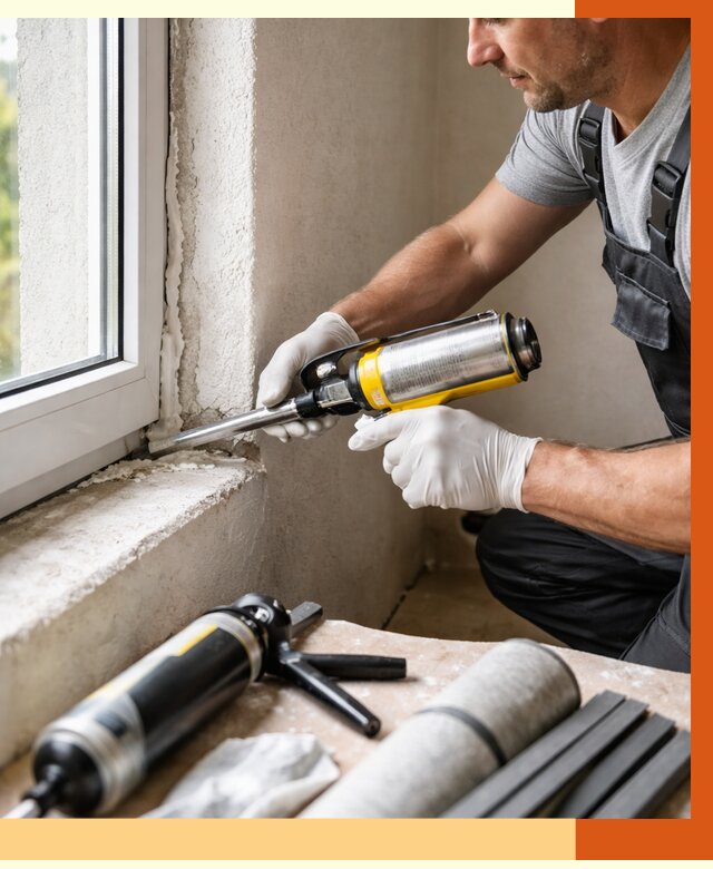 Герметизация стыков и примыканий в Фурманове от 1223 руб. под ключ | ТепломастерФрв